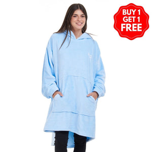 Snuggs Blanket Hoodie Light Blue