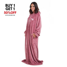 Load image into Gallery viewer, Snuggs Wearable Blanket Monk Cashmere
