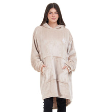 Load image into Gallery viewer, Snuggs Blanket Hoodie Beige
