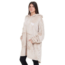 Load image into Gallery viewer, Snuggs Blanket Hoodie Beige
