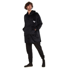 Load image into Gallery viewer, Snuggs Blanket Hoodie Black
