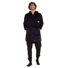 Load image into Gallery viewer, Snuggs Blanket Hoodie Black
