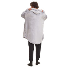 Load image into Gallery viewer, Snuggs Blanket Hoodie Light grey Dog Pocket
