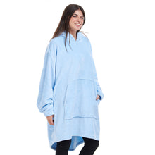 Load image into Gallery viewer, Snuggs Blanket Hoodie Light Blue
