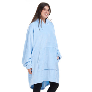 Snuggs Blanket Hoodie Light Blue