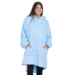 Snuggs Blanket Hoodie Light Blue