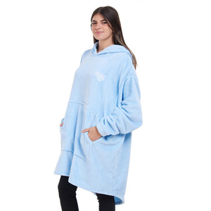 Snuggs Blanket Hoodie Light Blue