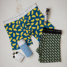 Load image into Gallery viewer, 3 pack men boxer Bones+Lemon+light blue shorts lycra
