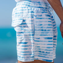 Load image into Gallery viewer, Men summer swimwear Stripes leaves
