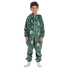 Load image into Gallery viewer, Snuggs Kids Blanket Onesie Green Christmas Tree
