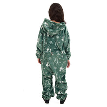 Load image into Gallery viewer, Snuggs Kids Blanket Onesie Green Christmas Tree
