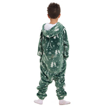 Load image into Gallery viewer, Snuggs Kids Blanket Onesie Green Christmas Tree

