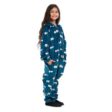Load image into Gallery viewer, Snuggs Kids Blanket Onesie Petroleum Eyes
