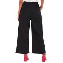 Load image into Gallery viewer, Women summer wide leg pants Black
