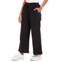 Load image into Gallery viewer, Women summer wide leg pants Black

