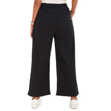 Load image into Gallery viewer, Women summer wide leg pants Black
