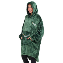 Load image into Gallery viewer, Snuggs Blanket Hoodie Dark Green مدفع رمضان

