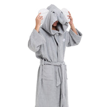 Load image into Gallery viewer, Snuggs Animal Bathrobe Elephant

