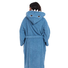 Load image into Gallery viewer, Snuggs Animal Bathrobe Shark

