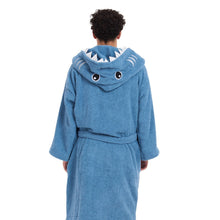 Load image into Gallery viewer, Snuggs Animal Bathrobe Shark
