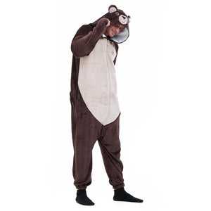 Snuggs Blanket Animal Onesie Bear