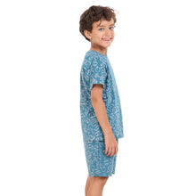 Load image into Gallery viewer, Boys summer pajama set Sports t-shirt + shorts
