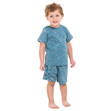 Load image into Gallery viewer, Boys summer pajama set Sports t-shirt + shorts
