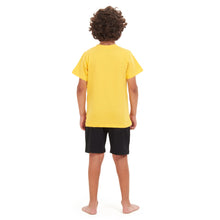 Load image into Gallery viewer, Boys summer pajama set Formula Bears t-shirt +Black shorts
