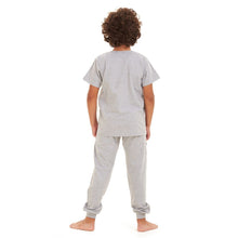 Load image into Gallery viewer, Boys summer pajama set Grey t-shirt + Pants
