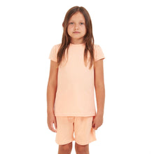 Load image into Gallery viewer, Girls summer pajama set Simon t-shirt +shorts
