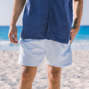 Men summer swimwear Light blue