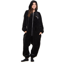 Load image into Gallery viewer, Snuggs Blanket Onesie Black فانوس رمضان
