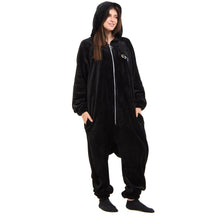 Load image into Gallery viewer, Snuggs Blanket Onesie Black فانوس رمضان
