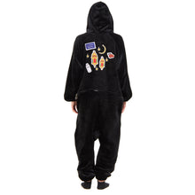 Load image into Gallery viewer, Snuggs Blanket Onesie Black فانوس رمضان
