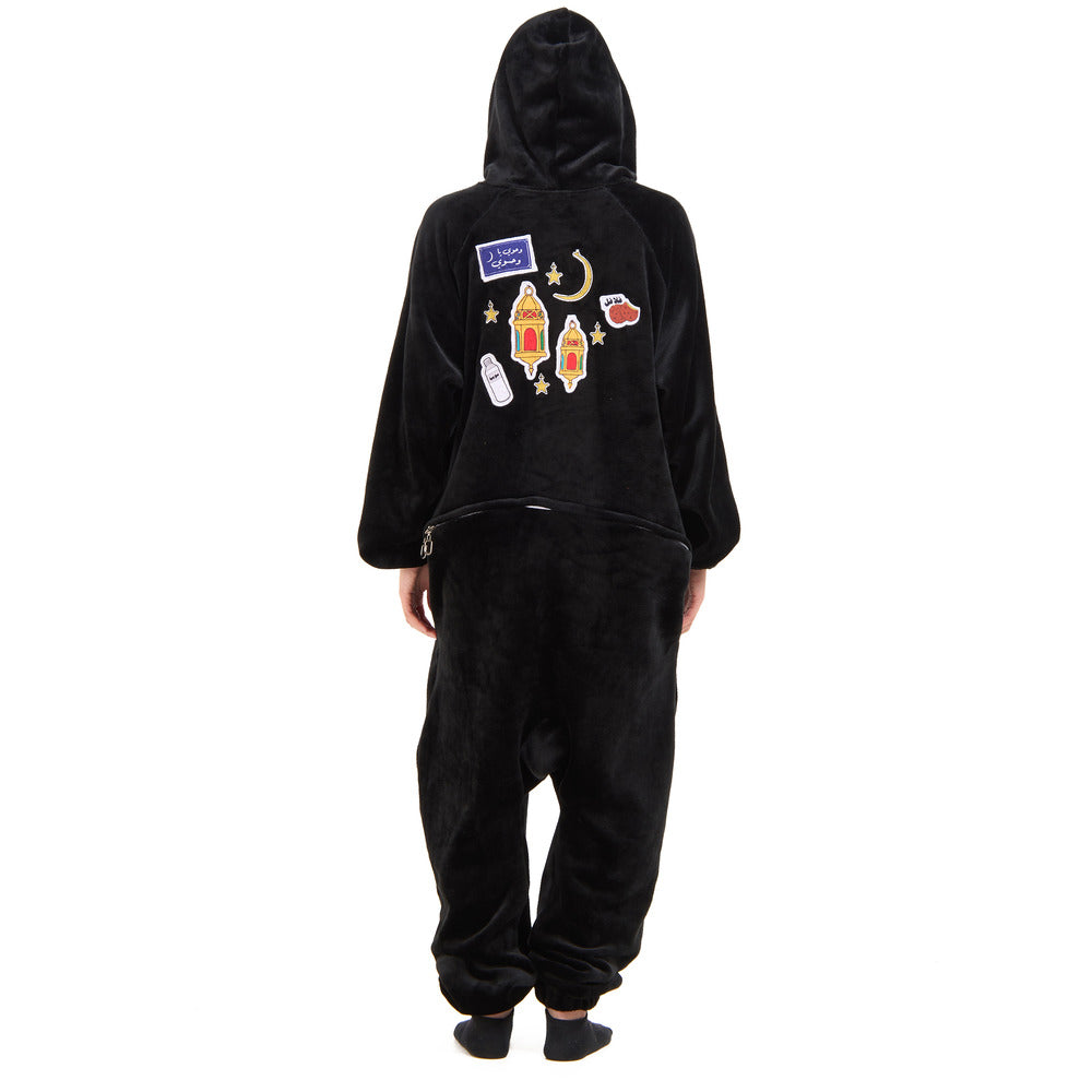 Snuggs Blanket Onesie Black فانوس رمضان
