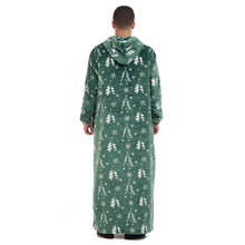 Load image into Gallery viewer, Snuggs Wearable Blanket Monk Green Christmas Tree
