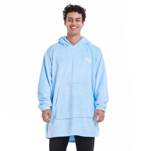 Snuggs Blanket Hoodie Light Blue