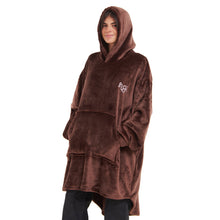 Load image into Gallery viewer, Snuggs Blanket Hoodie Brown
