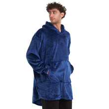 Load image into Gallery viewer, Snuggs Blanket Hoodie Dark Blue
