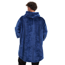 Load image into Gallery viewer, Snuggs Blanket Hoodie Dark Blue
