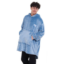 Load image into Gallery viewer, Snuggs Blanket Hoodie Dusty Blue
