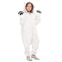 Load image into Gallery viewer, Snuggs Kids Blanket Onesie Polar bear
