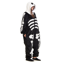 Load image into Gallery viewer, Snuggs Blanket Onesie Skeleton
