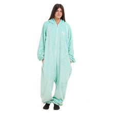 Load image into Gallery viewer, Snuggs Blanket Onesie Aqua Mint
