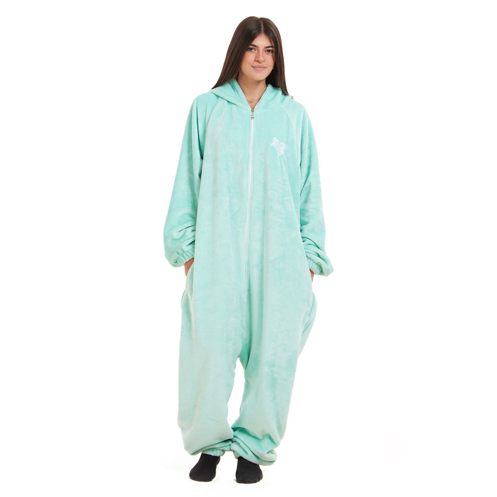 Snuggs Blanket Onesie Aqua Mint