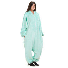 Load image into Gallery viewer, Snuggs Blanket Onesie Aqua Mint
