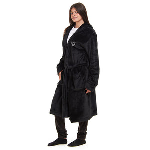 Snuggs Blanket Robe Black