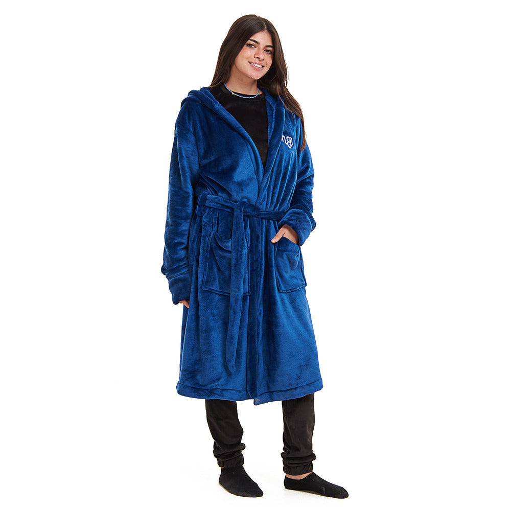 Snuggs Blanket Robe Dark Blue