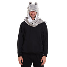 Load image into Gallery viewer, Snuggs Animal Fun hat Hippo
